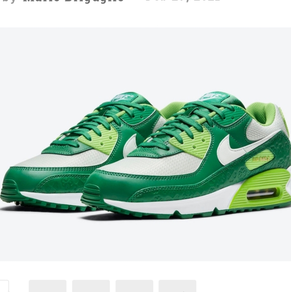 Nike Other - Nike air max 90 st.patrick day 2021